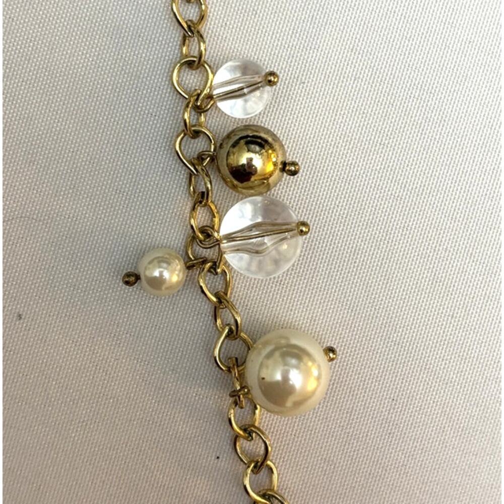 CHICO's Faux Pearl Bobble Gold Tone 18" Necklace | NWT - Picture 7 of 7